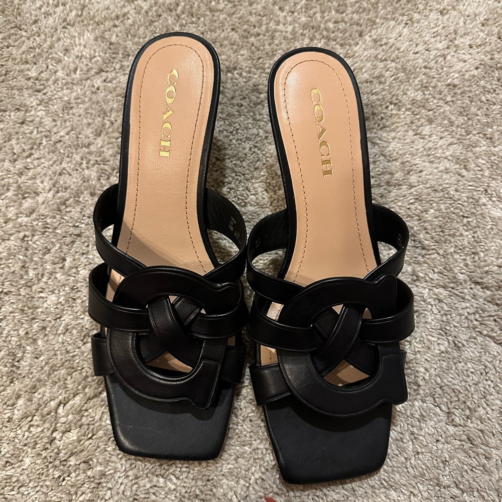 Coach Black Tillie Women's Sandals